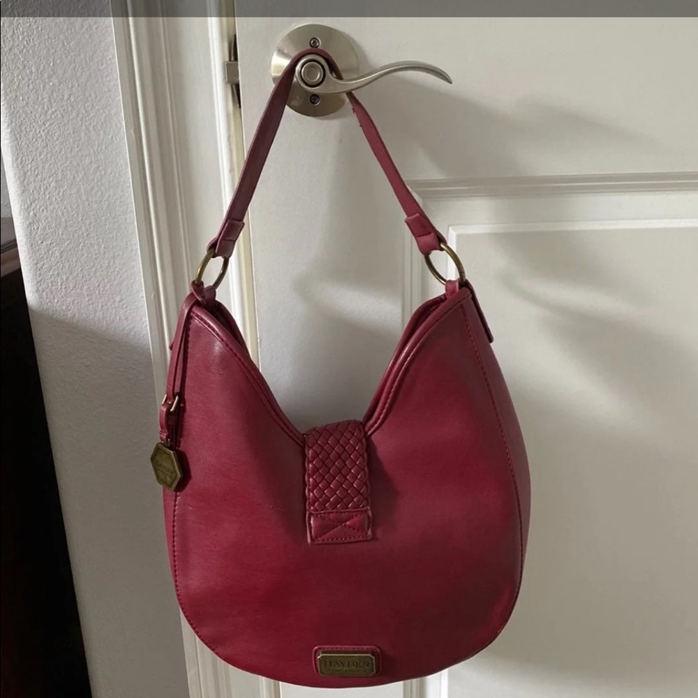Hayden Hartnett Red Leather Handbag